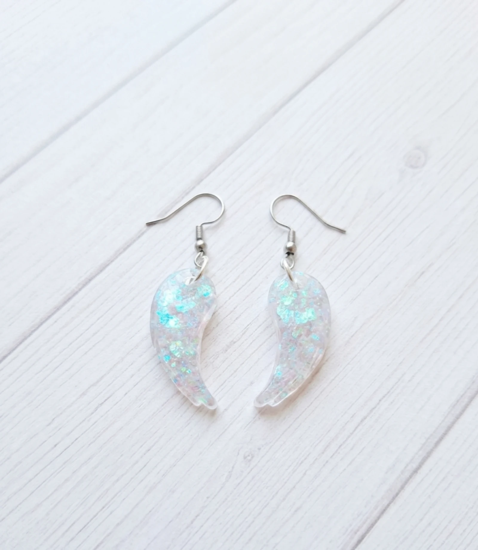 Boucles d'oreilles ailes d'ange 😇